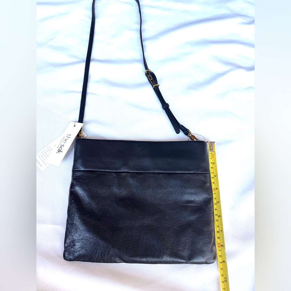 NWT The Sak Tomboy Crossbody Bag w Detachable Adjustable Strap Midnight Black - Picture 10 of 12